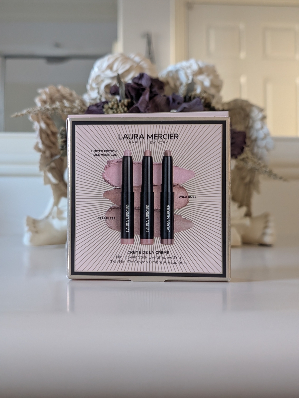 laura mercier Pink Eyeshadow Crayon Trio - Rose & Mauve Tones